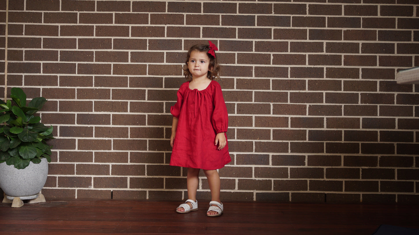 GIRLS SMOCK DRESS