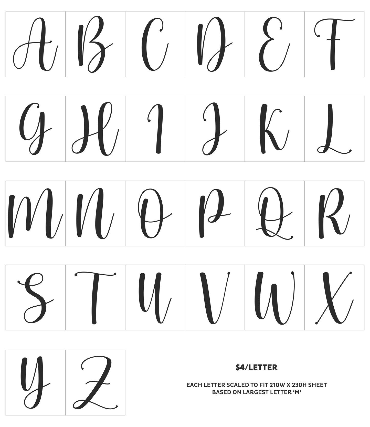 CUSTOM NAME DECALS